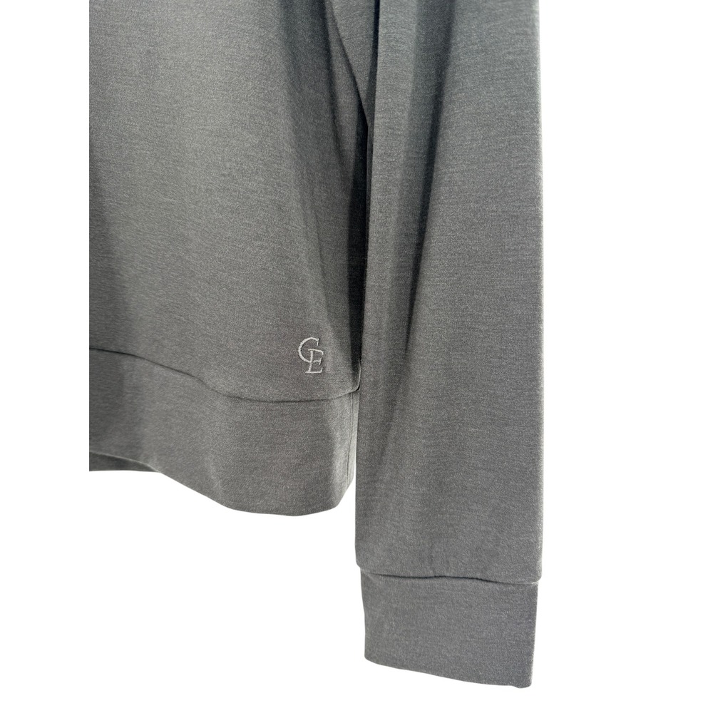 Cozy Earth Hoodie Small Gray Brushed Bamboo Ultra Soft Breathable Pullover - Picture 6 of 6